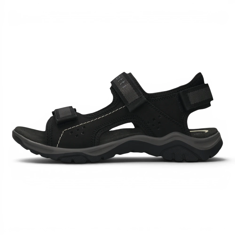 325AS7812569-1010 Bugatti sandala black/black