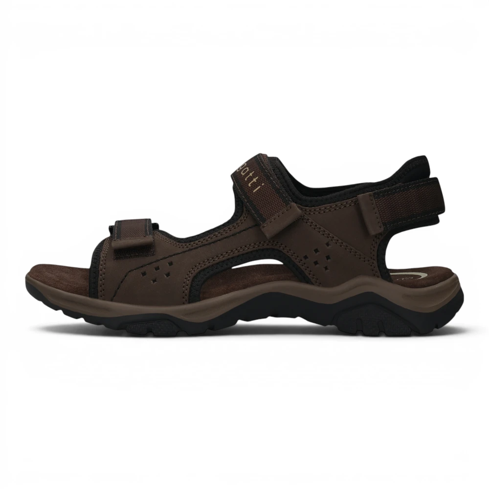 325AS7812569-6110 Bugatti sandala dark brown/black