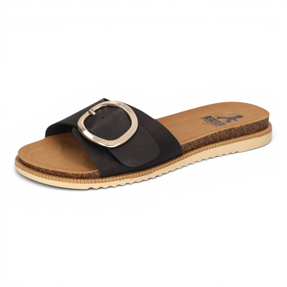 6335702-009 2Go Fashion ženske Natikače – Crne (Schwarz)