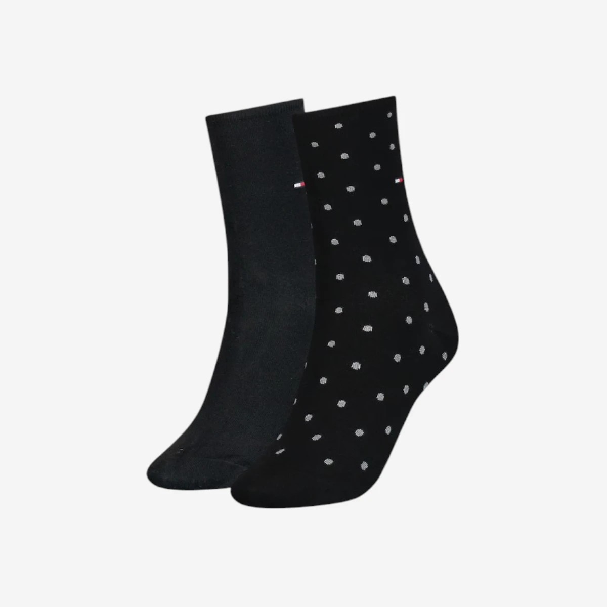 100001493-001 Tommy Hilfiger Ženske Čarape Dot 2 Para – Crne