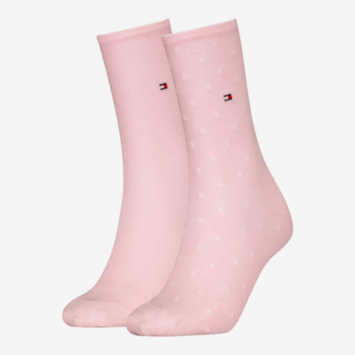 100001493-036 Tommy Hilfiger ženske čarape Women Sock Dot 2P light pink
