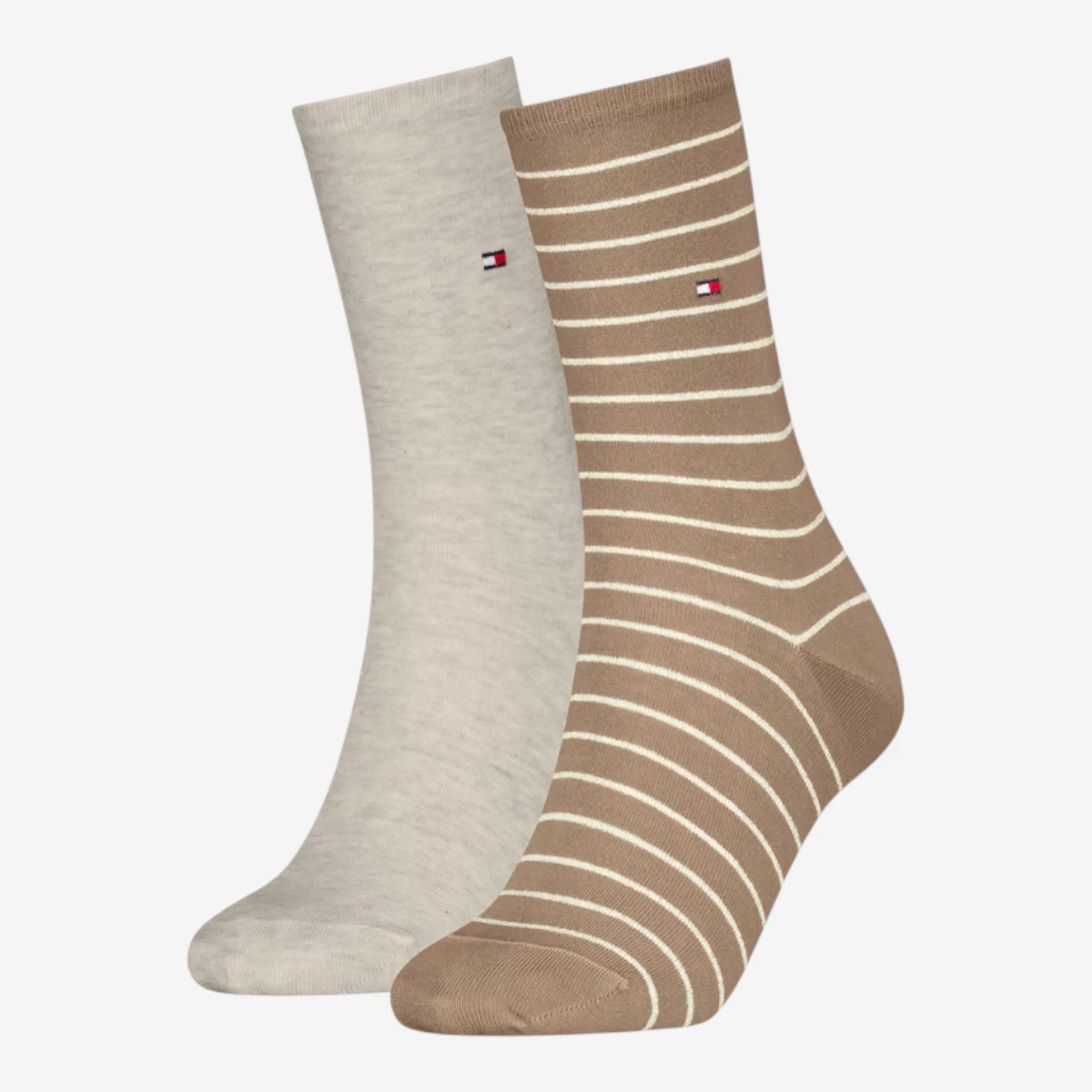 100001494-004 Tommy Hilfiger ženske čarape Women Sock Stripe 2P sand