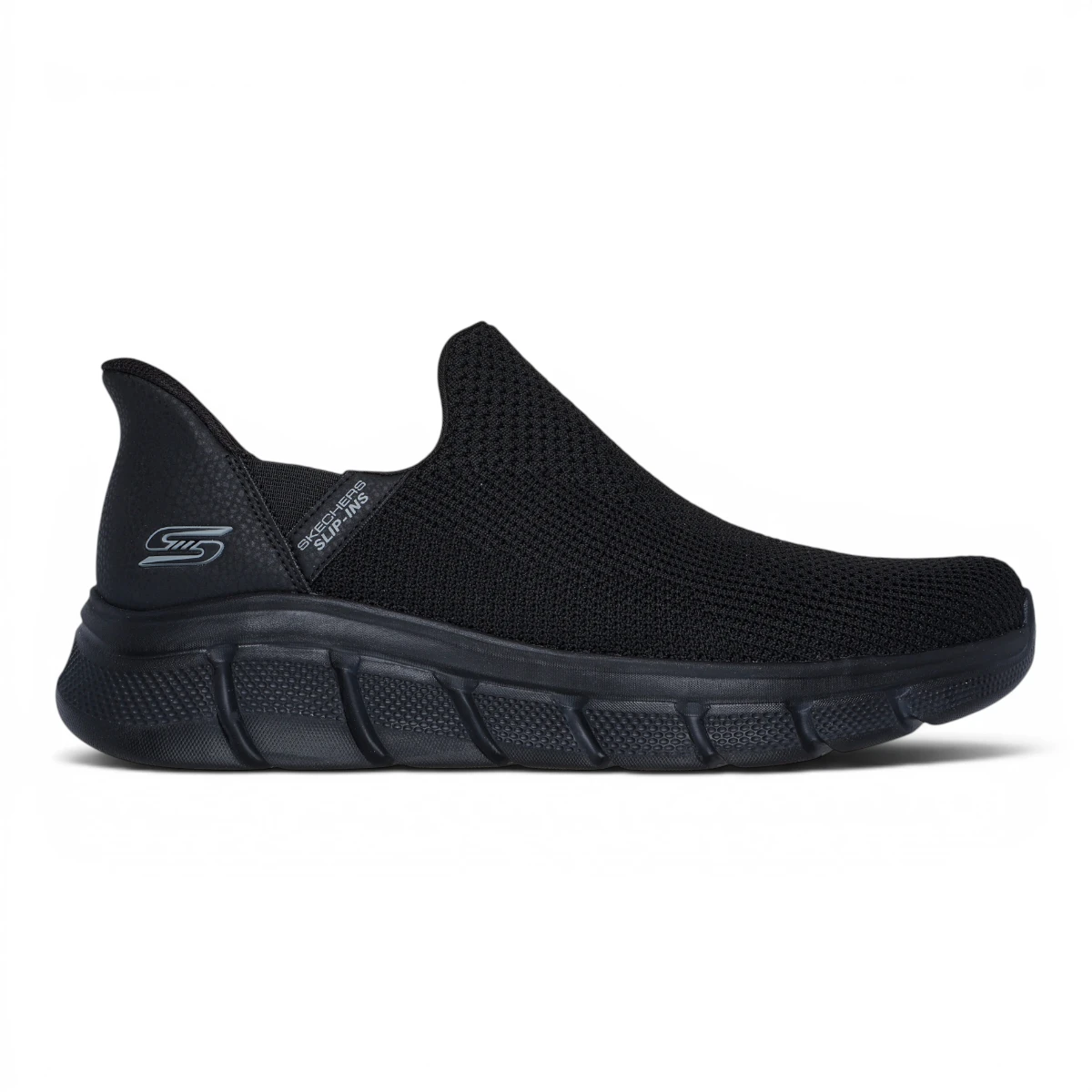 118306-BBK Crne muške mokasine BOBS B Flex Resili – Skechers