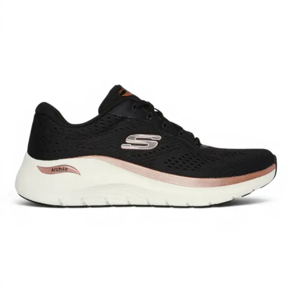 Crno-roze ženske tenisice Arch Fit 2.0 Glow TH – Skechers