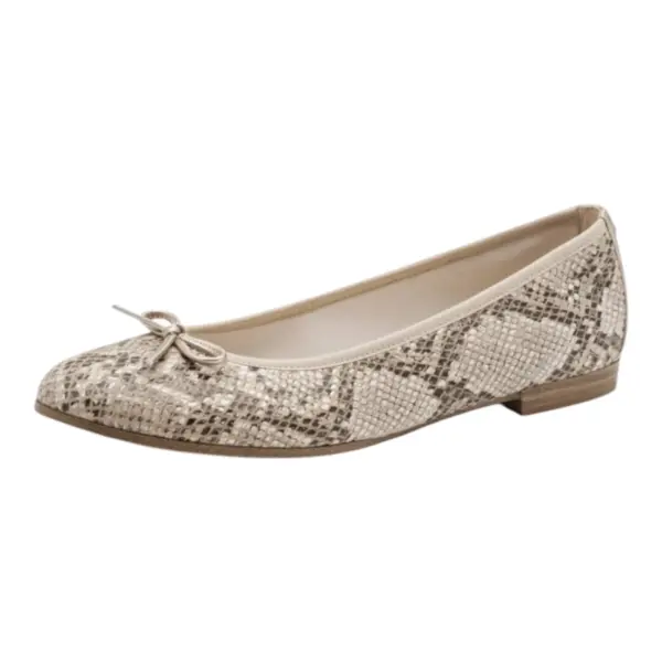 Tamaris Balerinke Beige Snake