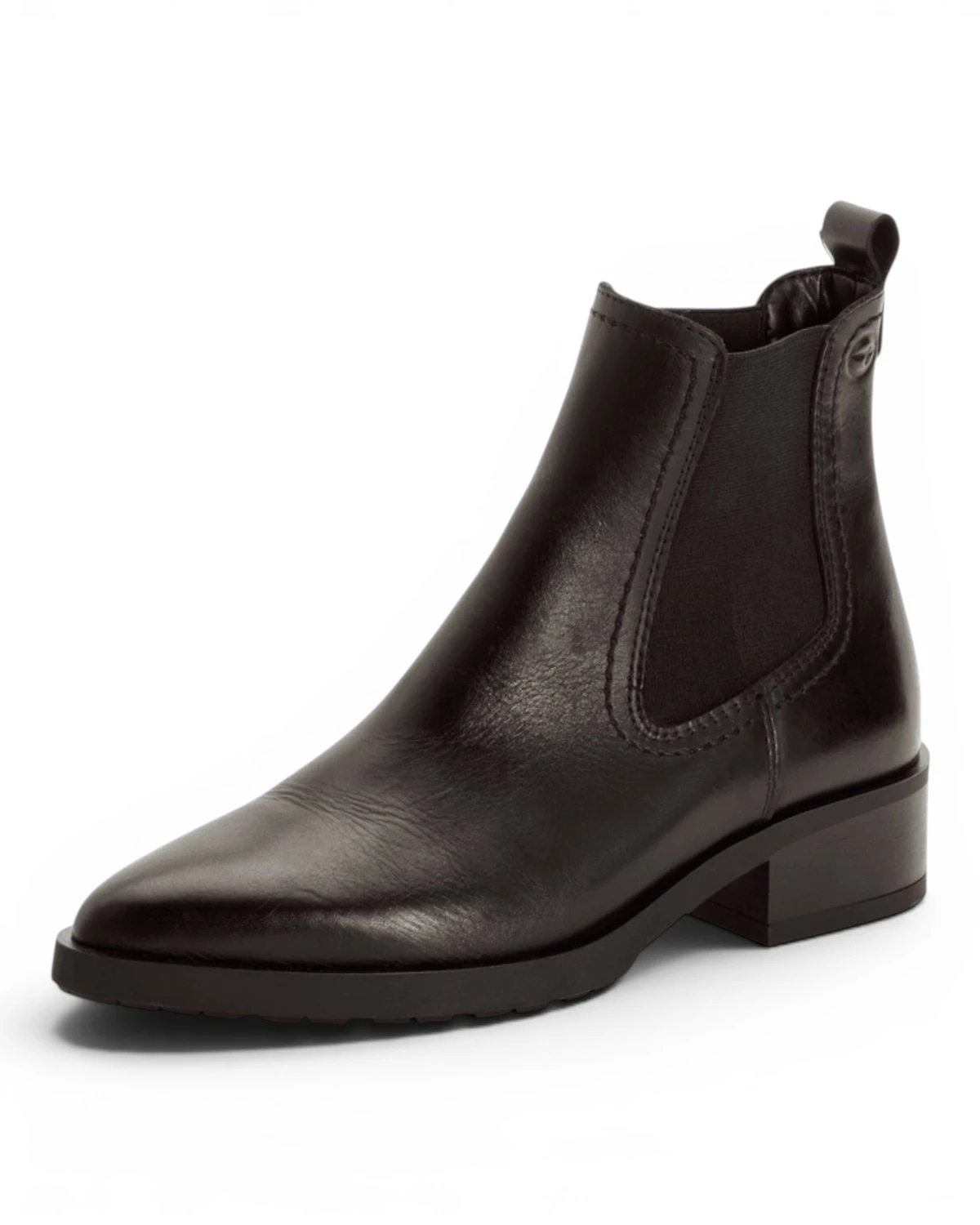 25322-45-003 Tamaris ženska gležnjača BLACK LEATHER