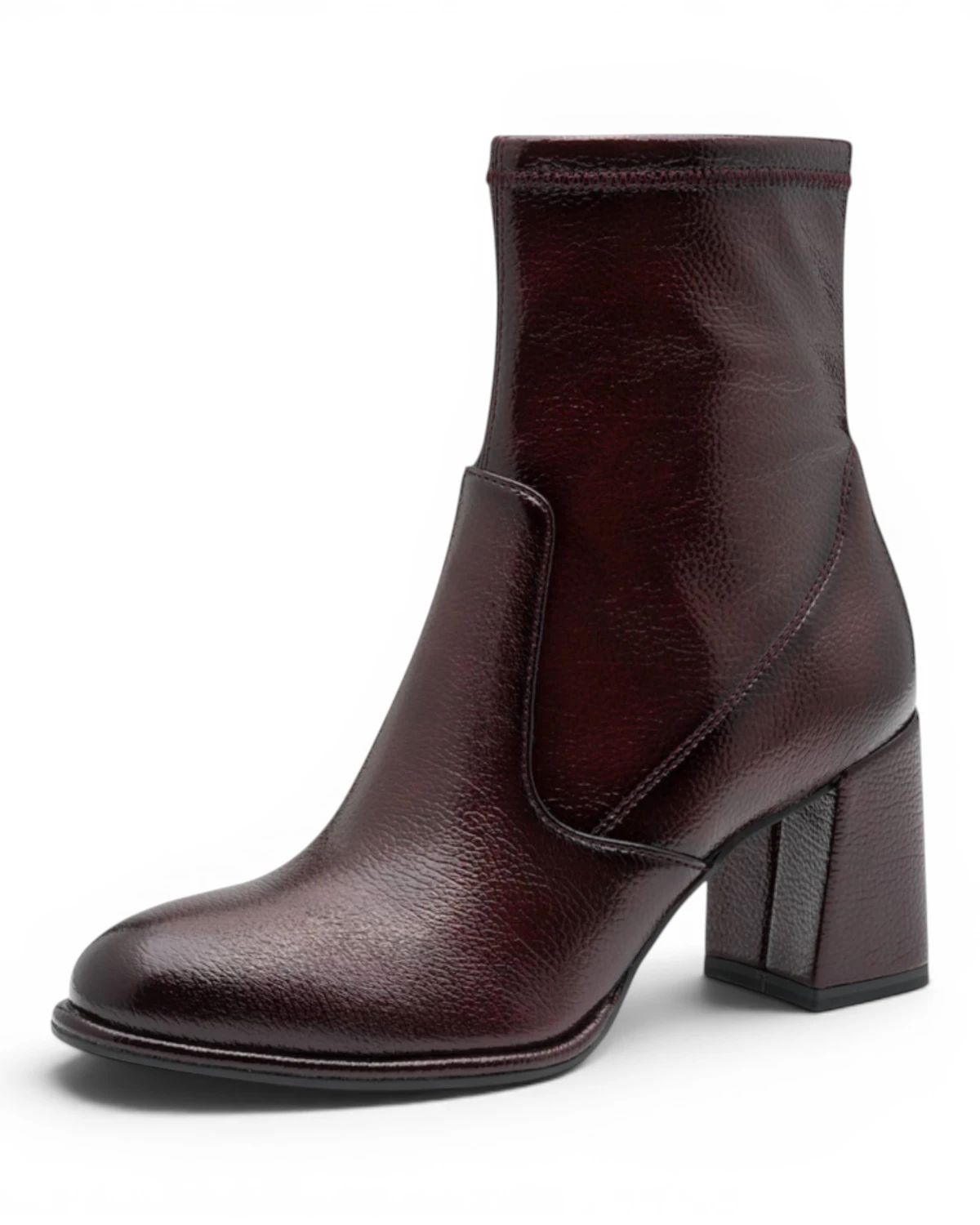 25357-41-568 Tamaris ženska gležnjača  MERLOT PATENT