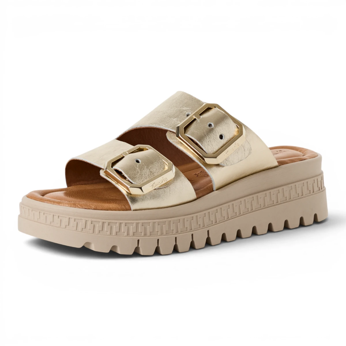 27202-44-933 Tamaris ženska natikača LIGHT GOLD