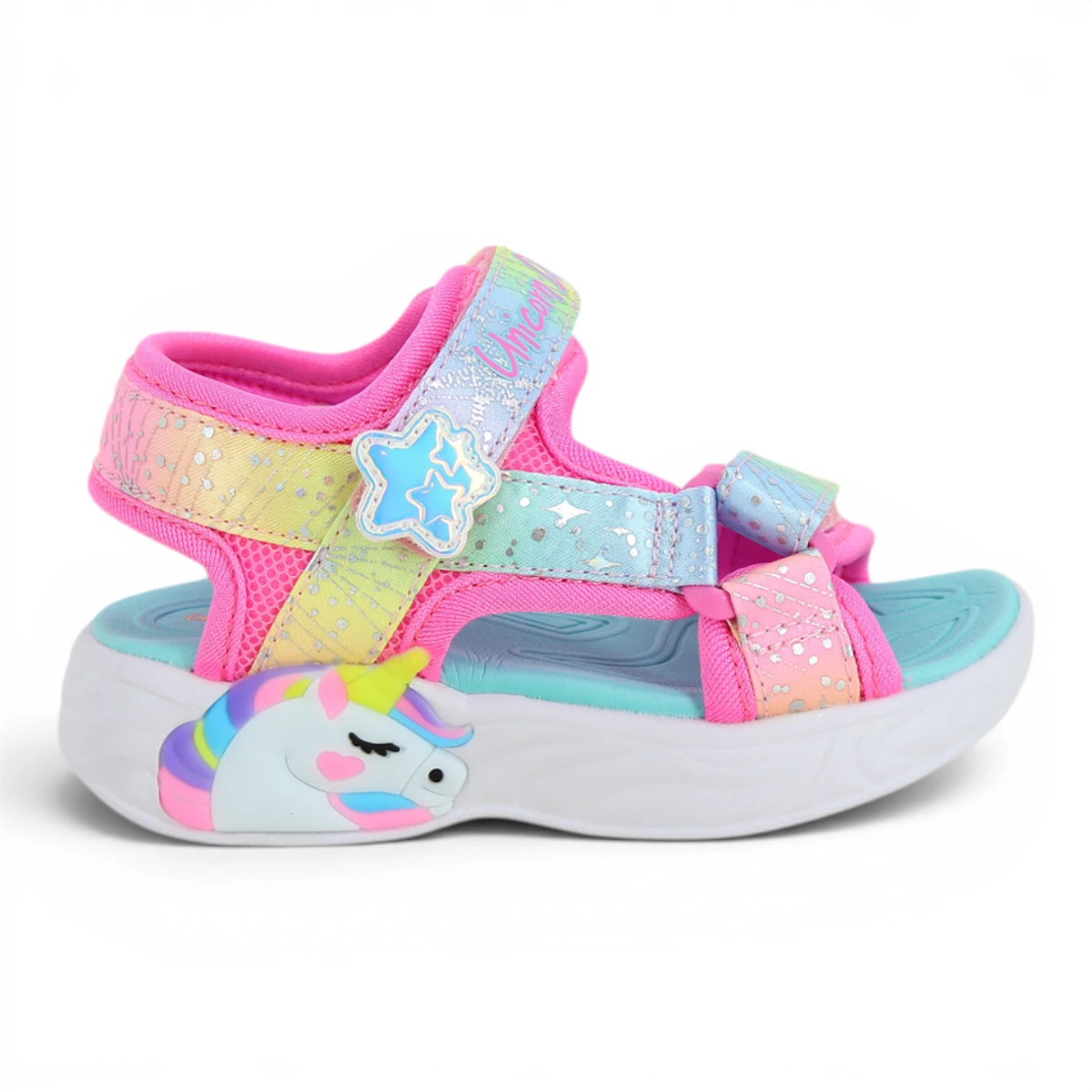 302682N-PKMT Unicorn Dreams Sandal Majes dječje sandale ružičasto-multicolor – Skechers