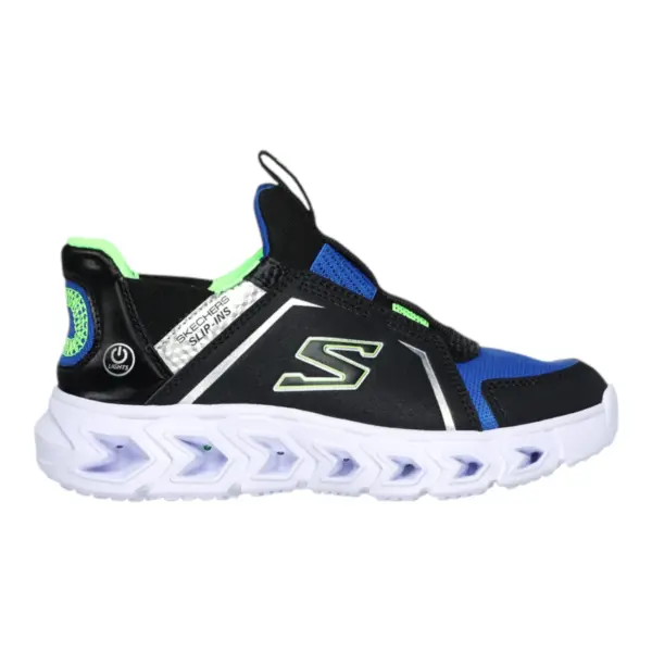 Hypno-Flash 2.0 Brisk Bright dječje tenisice crno-plavo-lime – Skechers