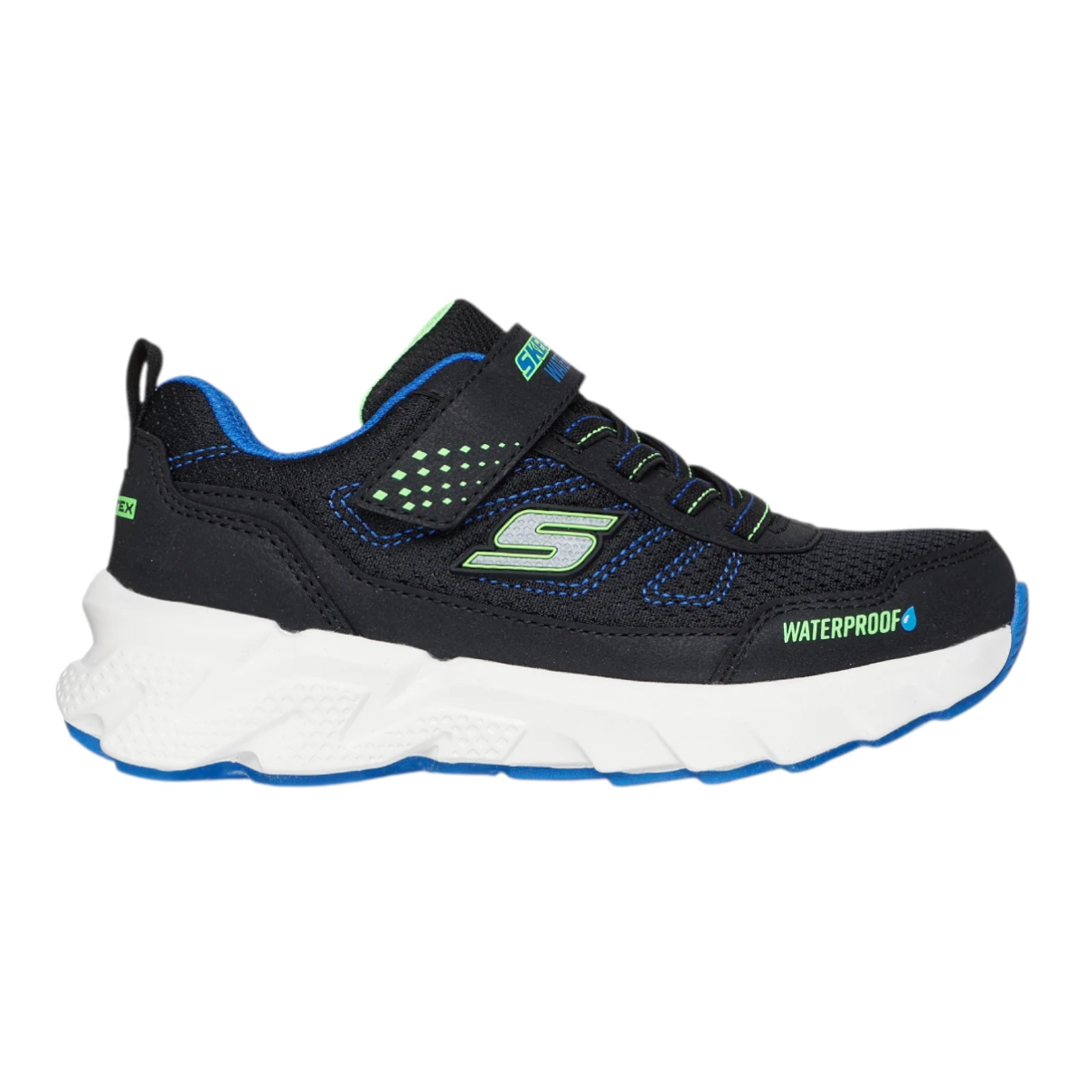 406334L-BKBL Elite Sport Tread Aquavek dječje tenisice crno-plave – Skechers