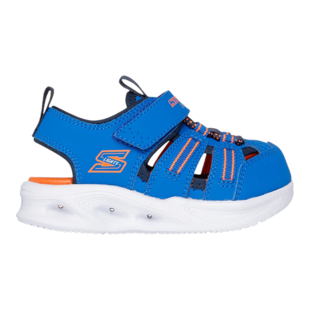 407033N-BLNV Hyper Coast Sola Glow dječje sandale plavo-crne – Skechers