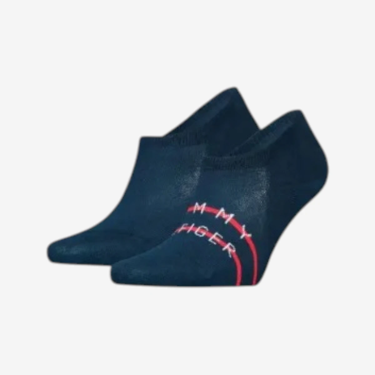 701222189-004 Tommy Hilfiger muške čarape Men Footie TH Stripe 2P navy