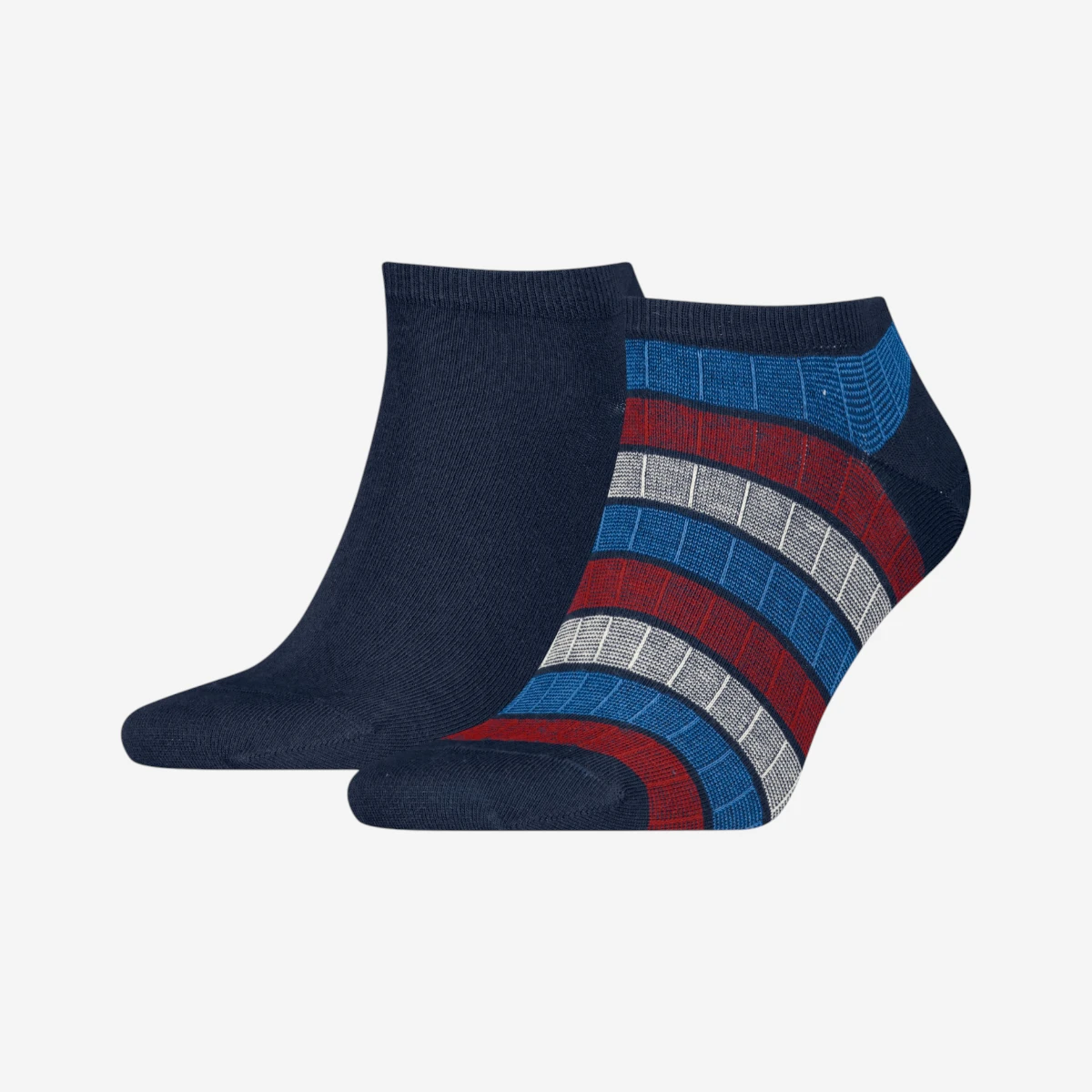 701232934-001 Tommy Hilfiger muške čarape Men Sock 2P navy grey burgundy