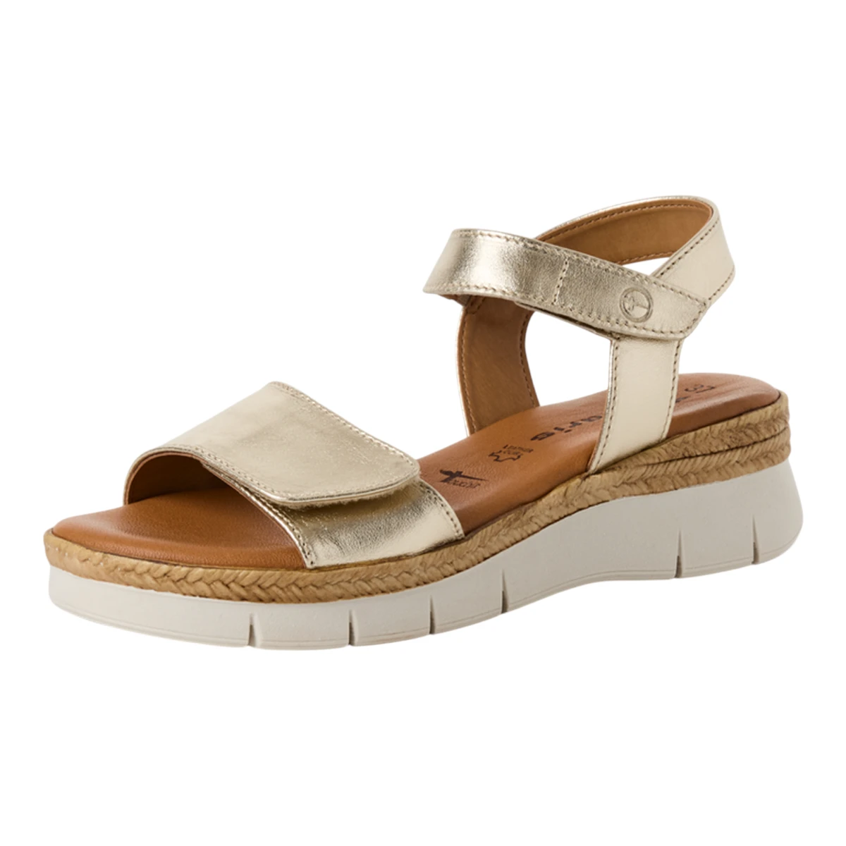 28220-44-965 Tamaris ženska sandala LIGHT GOLD MET