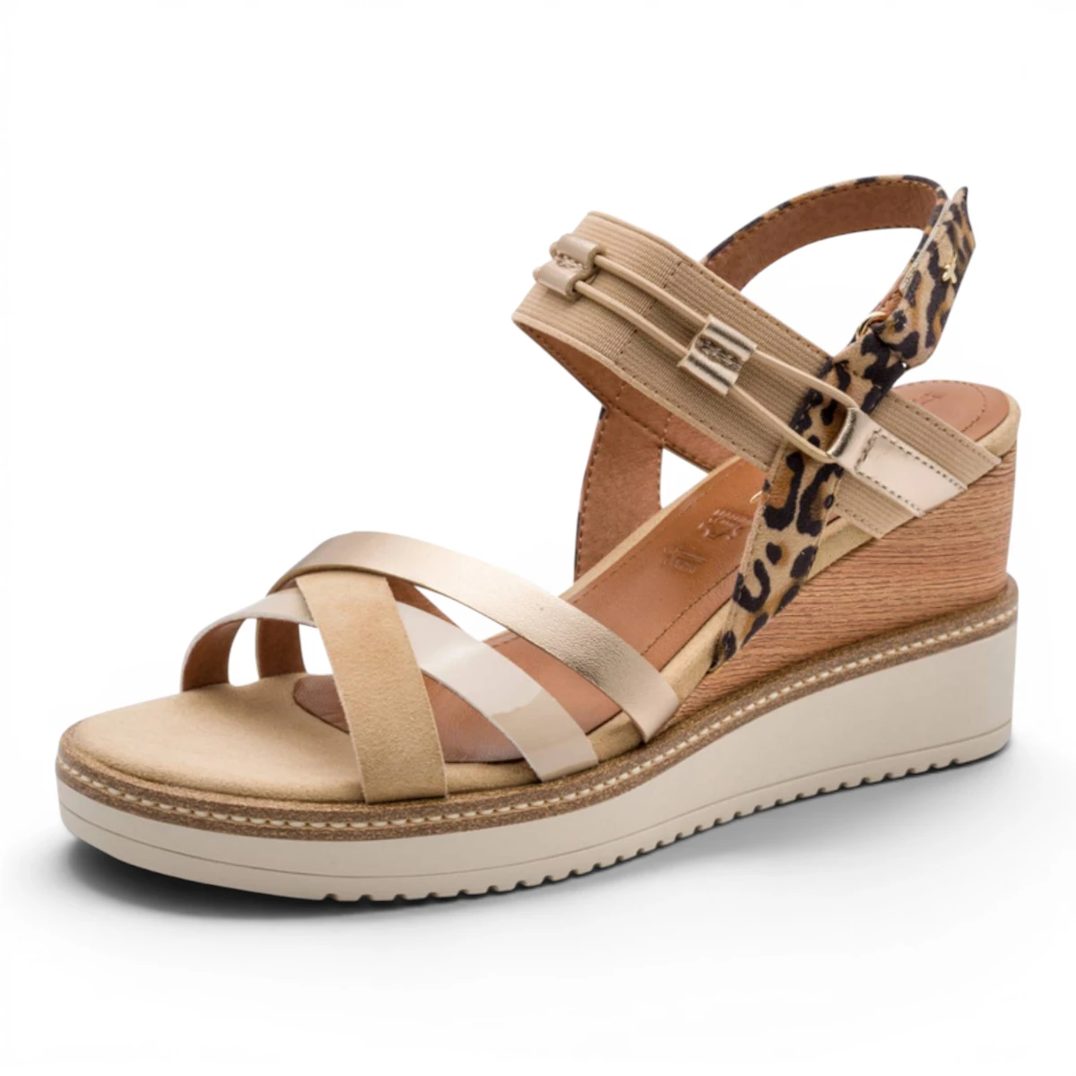 28357-44-445 Tamaris ženska sandala TAN COMB