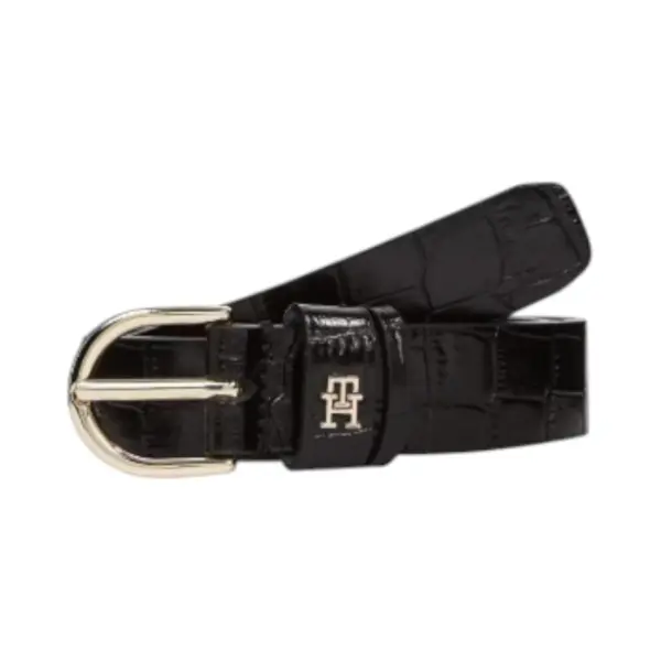 Tommy Hilfiger ženski kožni remen Essential Effortless 25 Croc AW0AW17755-BDS-Cr