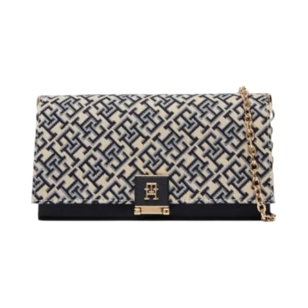 Tommy Hilfiger ženska torbica Her Chain Cross Jacqu AW0AW18637-0GY-Plavi mix (Bl