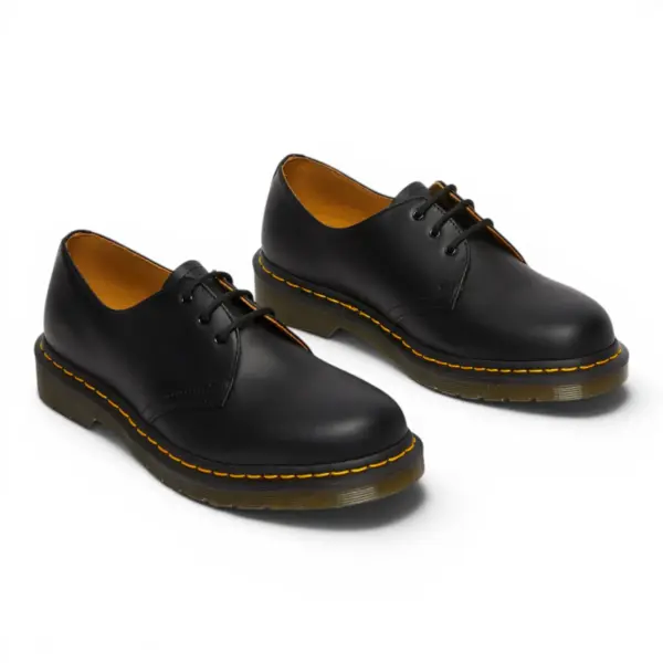 Kožne Cipele Dr. Martens 1461 Black Smooth – Crna
