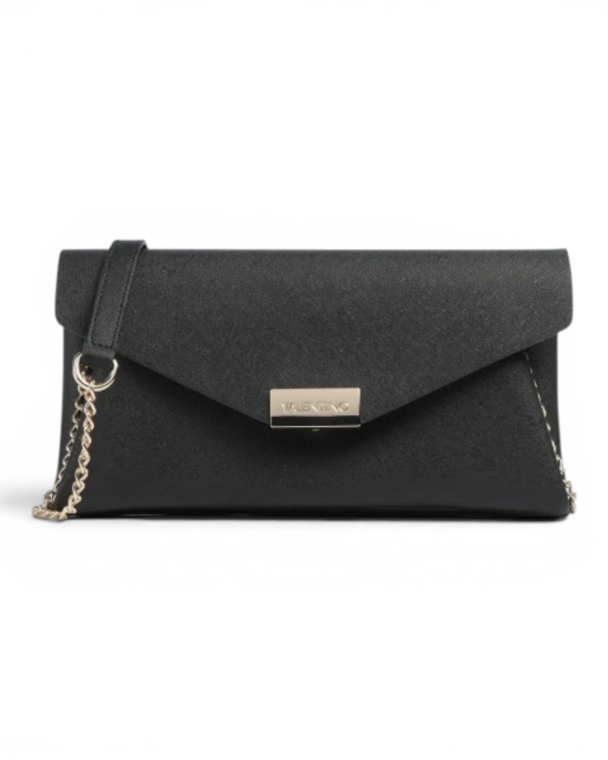 VBS3XI01-NERO Crna clutch torbica VBS3XI01 - Valentino Bags