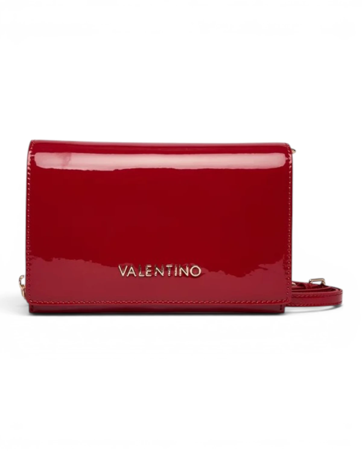 VBS9IE17VER-RUBINO Crvena lakirana torbica preko ramena VBS9IE17VER - Valentino Bags
