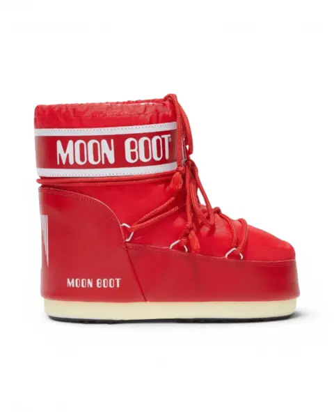 Moon Boot Icon Low Nylon Red