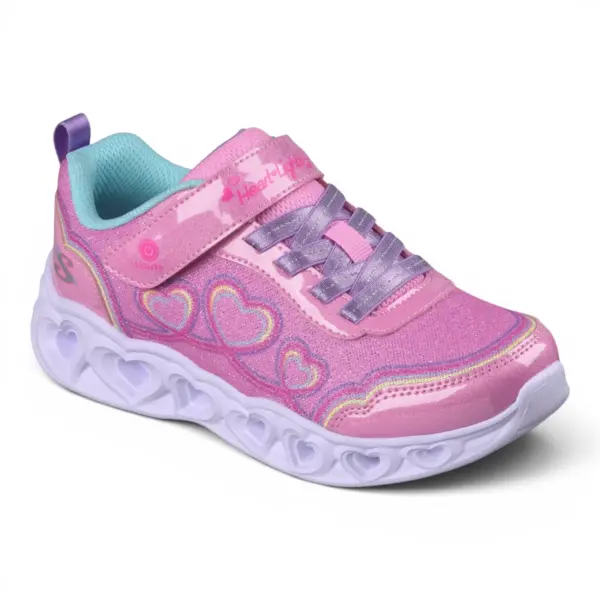 SKECHERS Heart Lights Bubble – Svjetleće Tenisice za Djevojčice