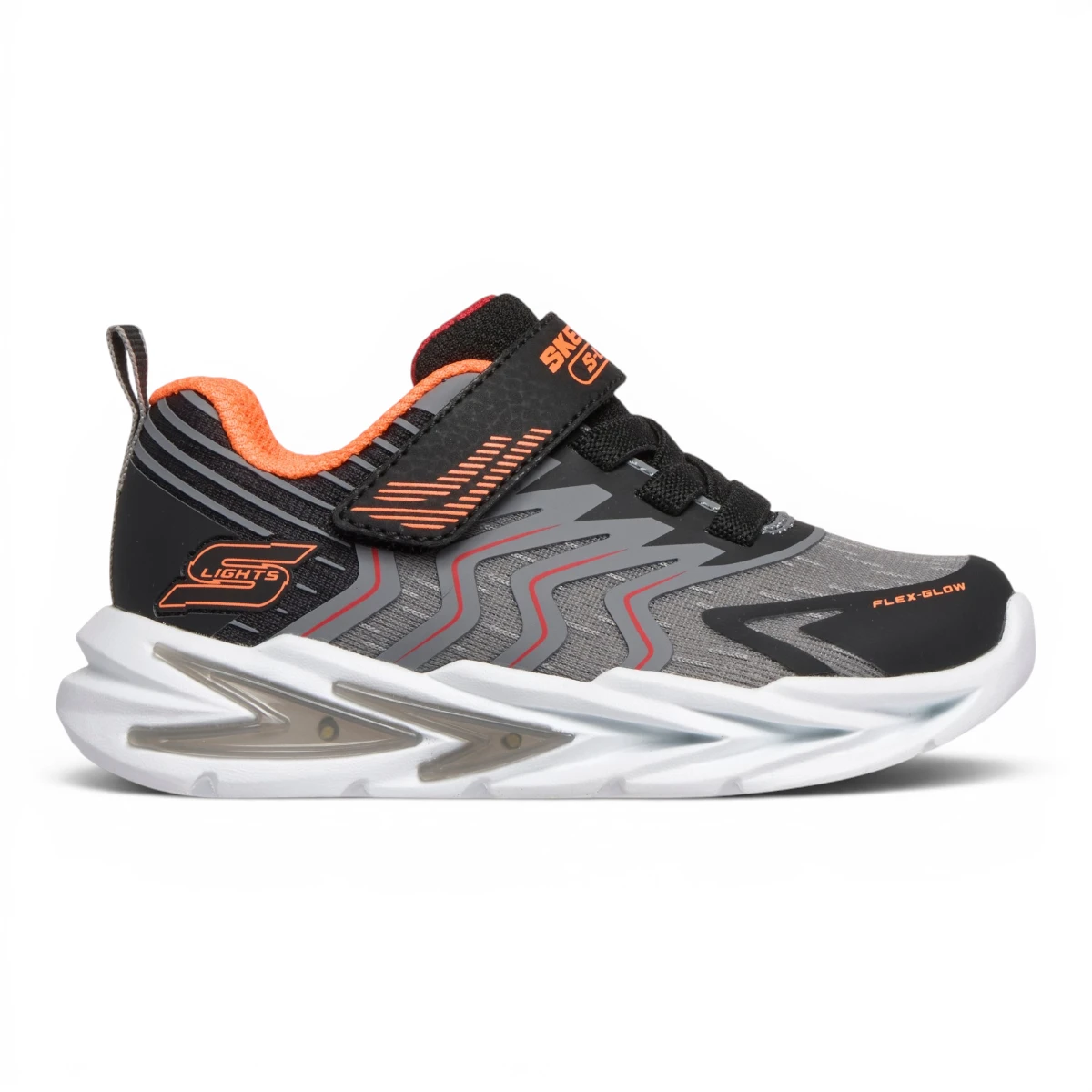 400141NC-BKCC Flex Glow Ultra Prism Pacer crno-sive dječje tenisice - Skechers