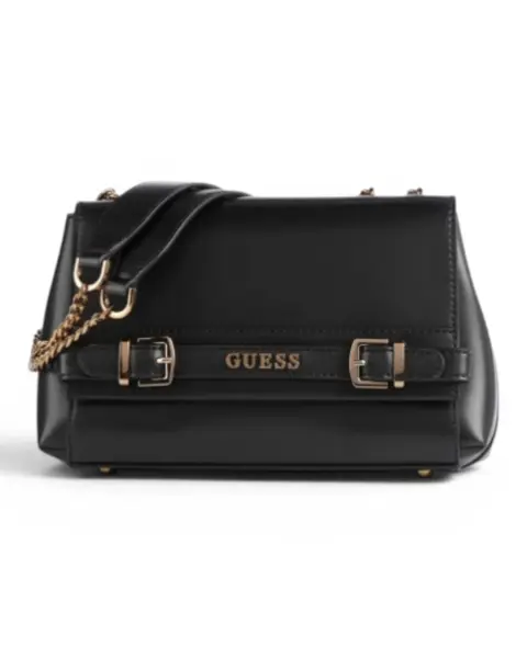Guess Ženska Torba SESTRI LOGO Convertible – Crna