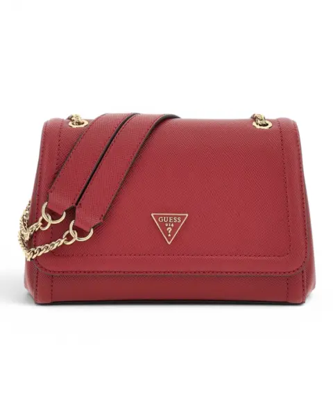 Ženska Bordo Torba Guess Noelle II Convertible Xbody Flap